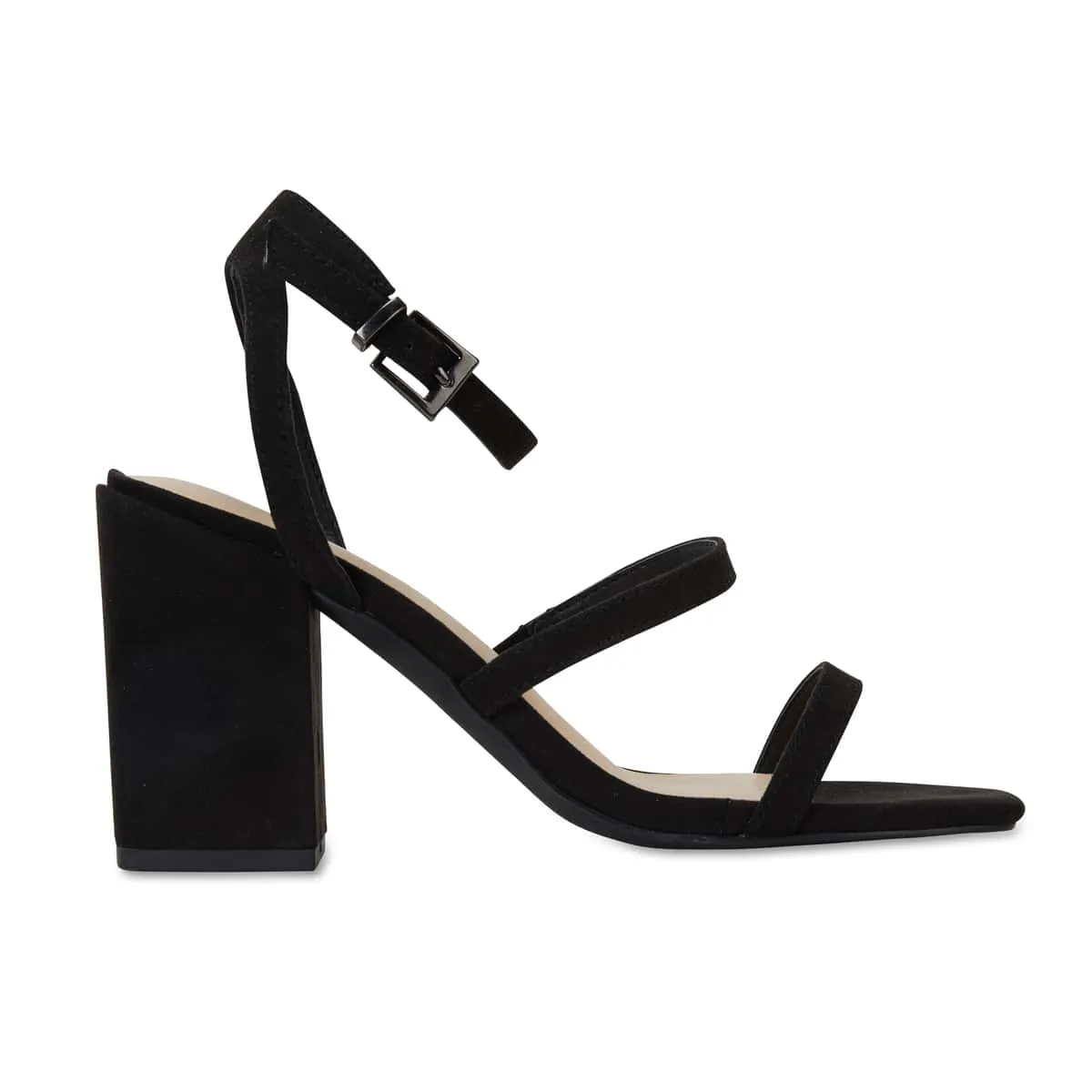 Gery Heel in Black Suede