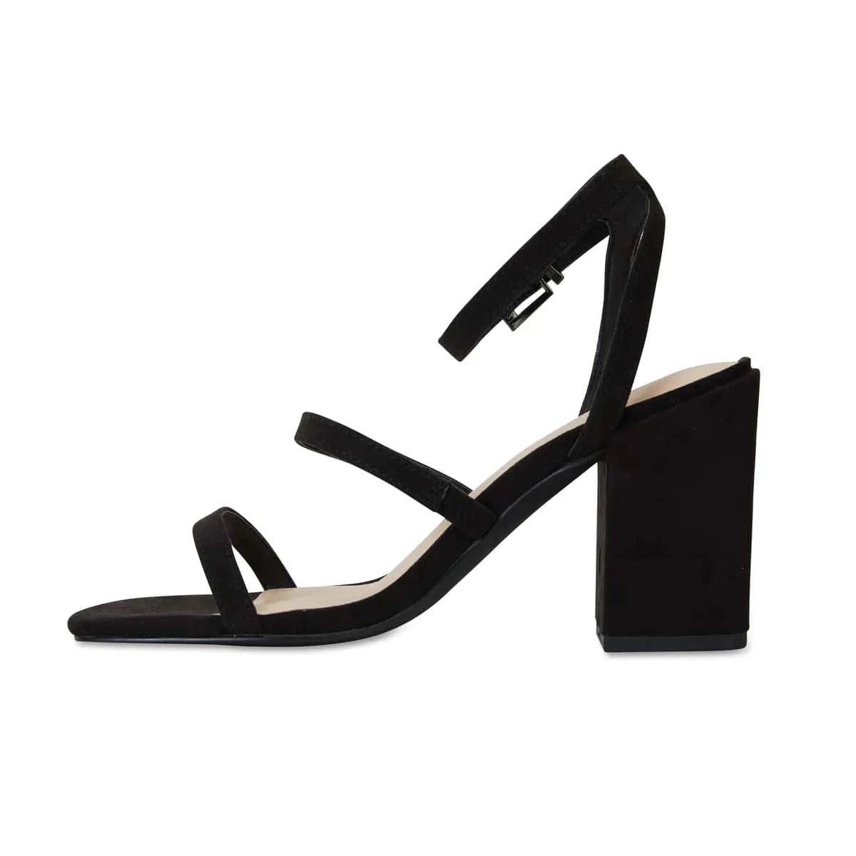 Gery Heel in Black Suede