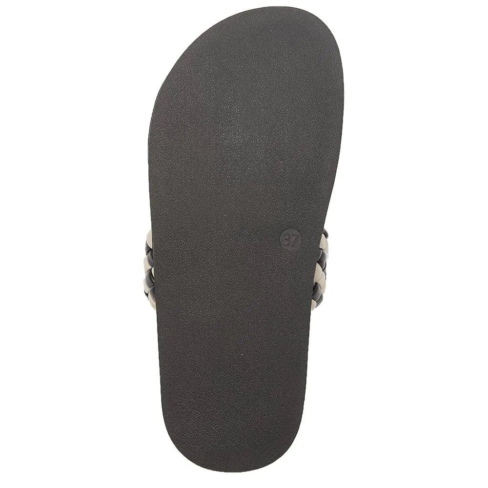 Ghost Slide in Black And Nude Smooth