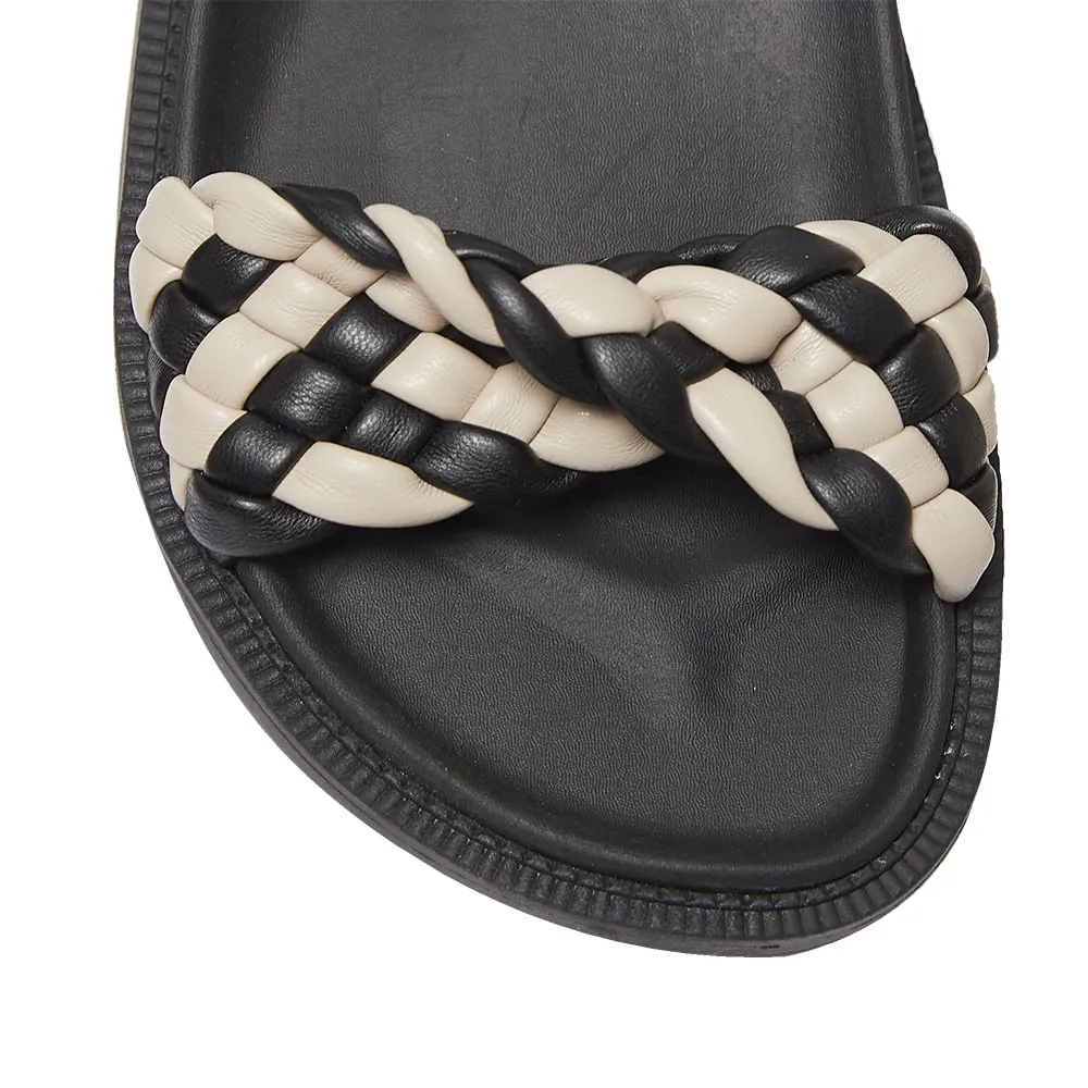 Ghost Slide in Black And Nude Smooth
