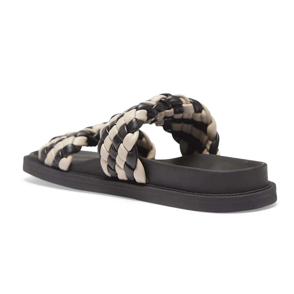 Ghost Slide in Black And Nude Smooth