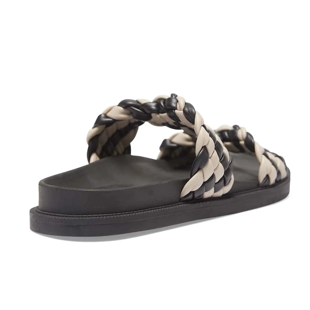 Ghost Slide in Black And Nude Smooth