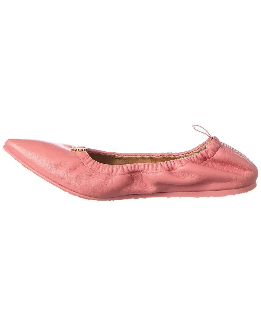 Gianvito Rossi Alina Leather Flat