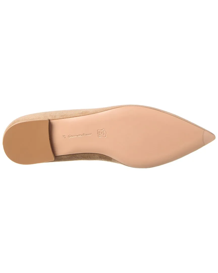 Gianvito Rossi Gianvito Suede Flat
