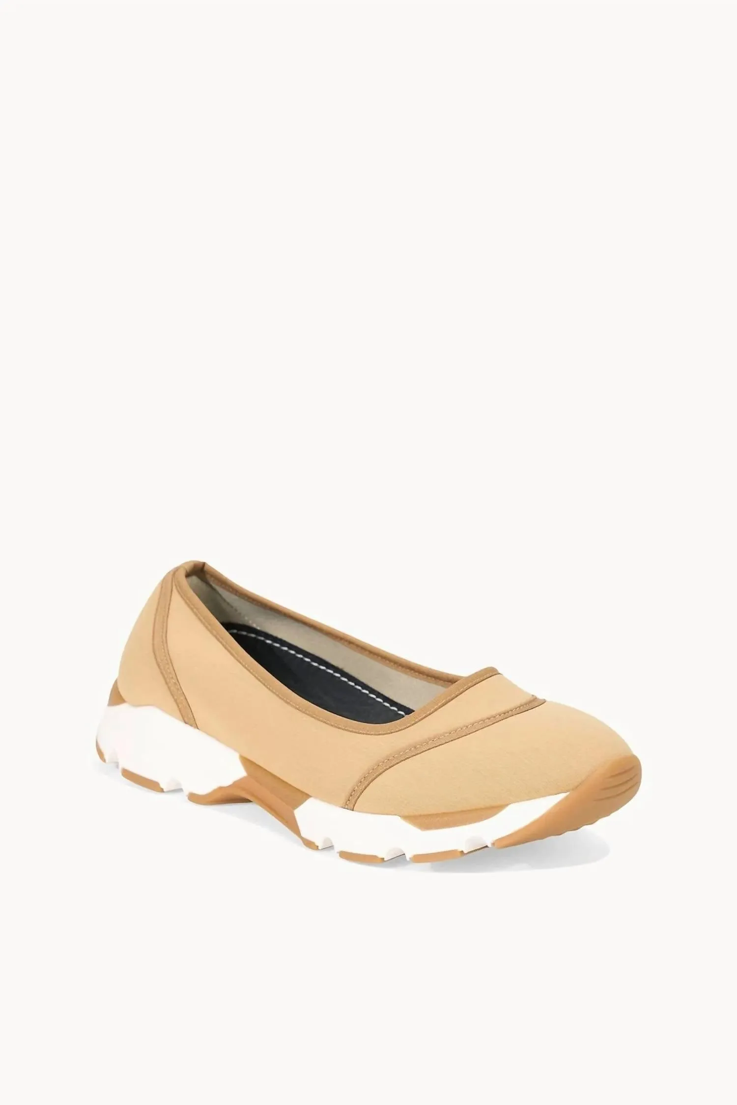 Gino Ballet Glide Flat Shoes In Camel