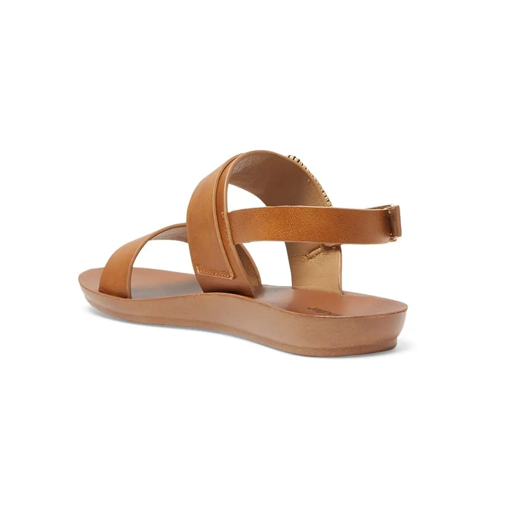 Grand Sandal in Tan Smooth