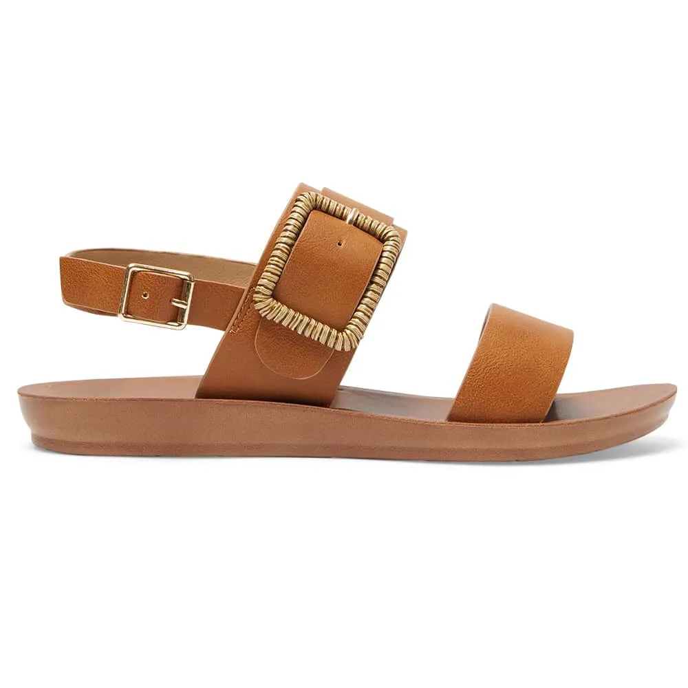 Grand Sandal in Tan Smooth