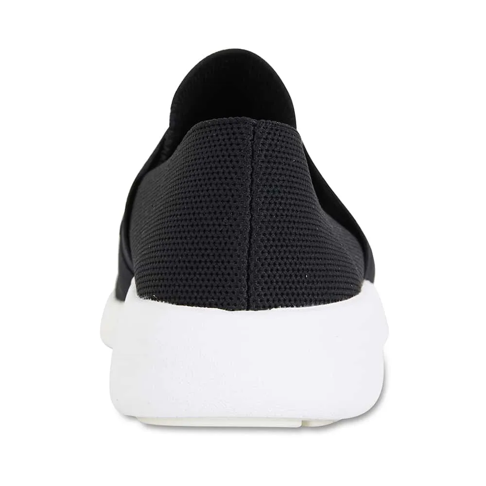 Guide Sneaker in Black Fabric