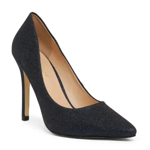 Harbour Heel in Navy Glitter
