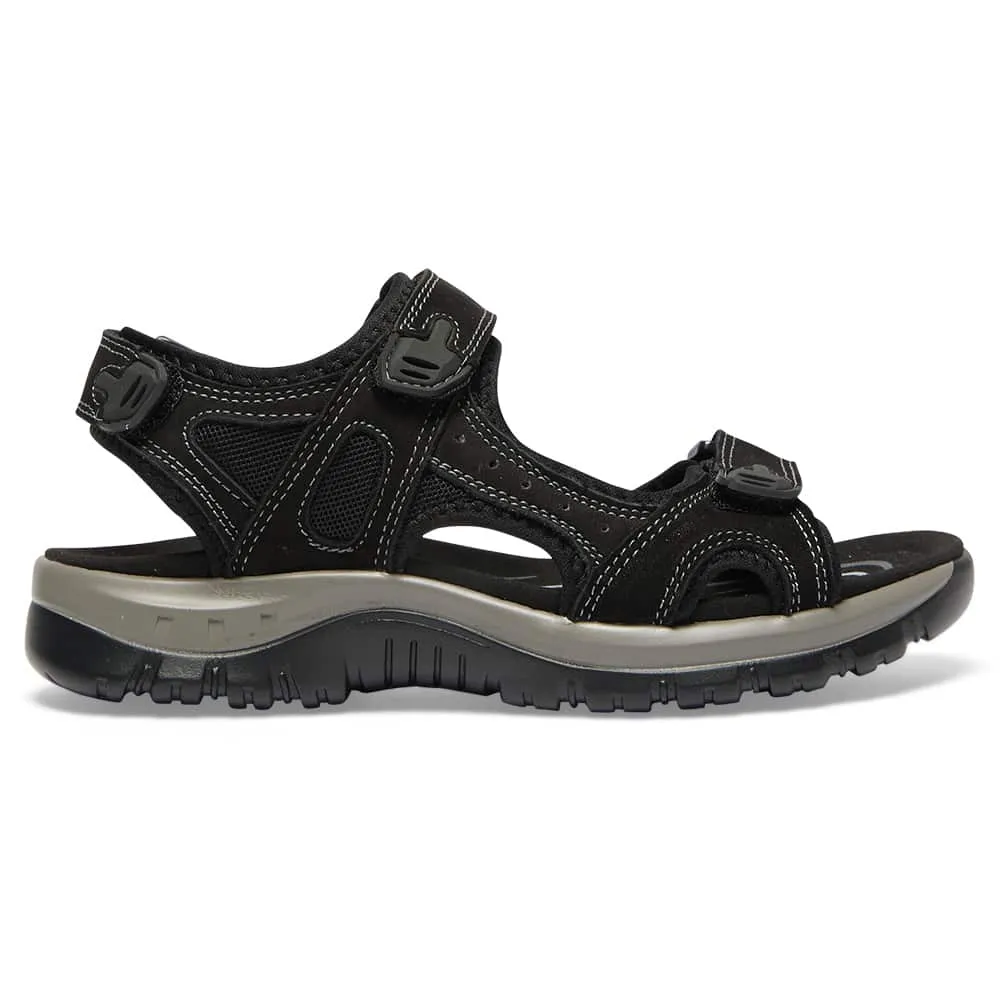 Harvey Sandal in Black