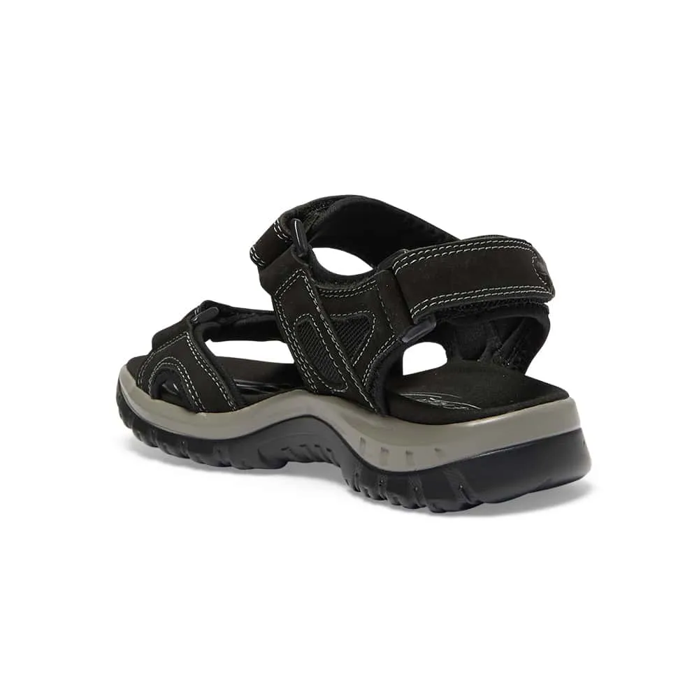 Harvey Sandal in Black