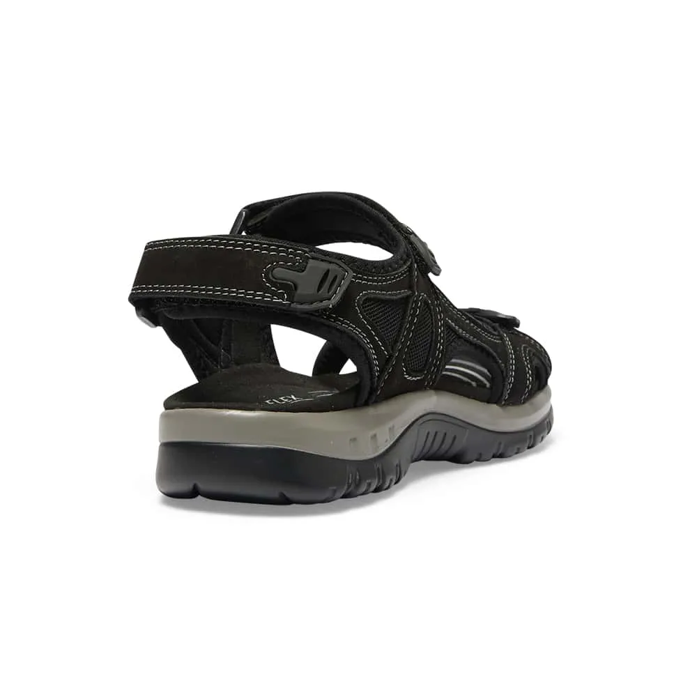 Harvey Sandal in Black