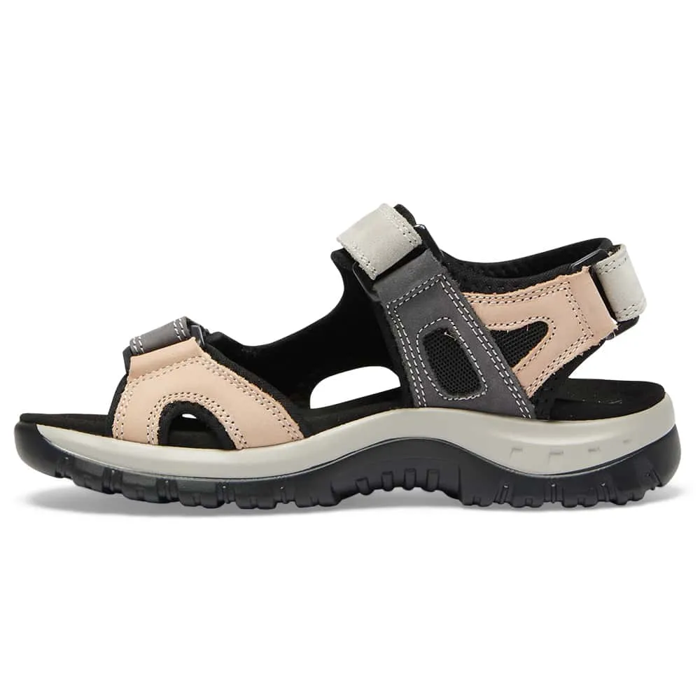 Harvey Sandal in Blush/grey Multi