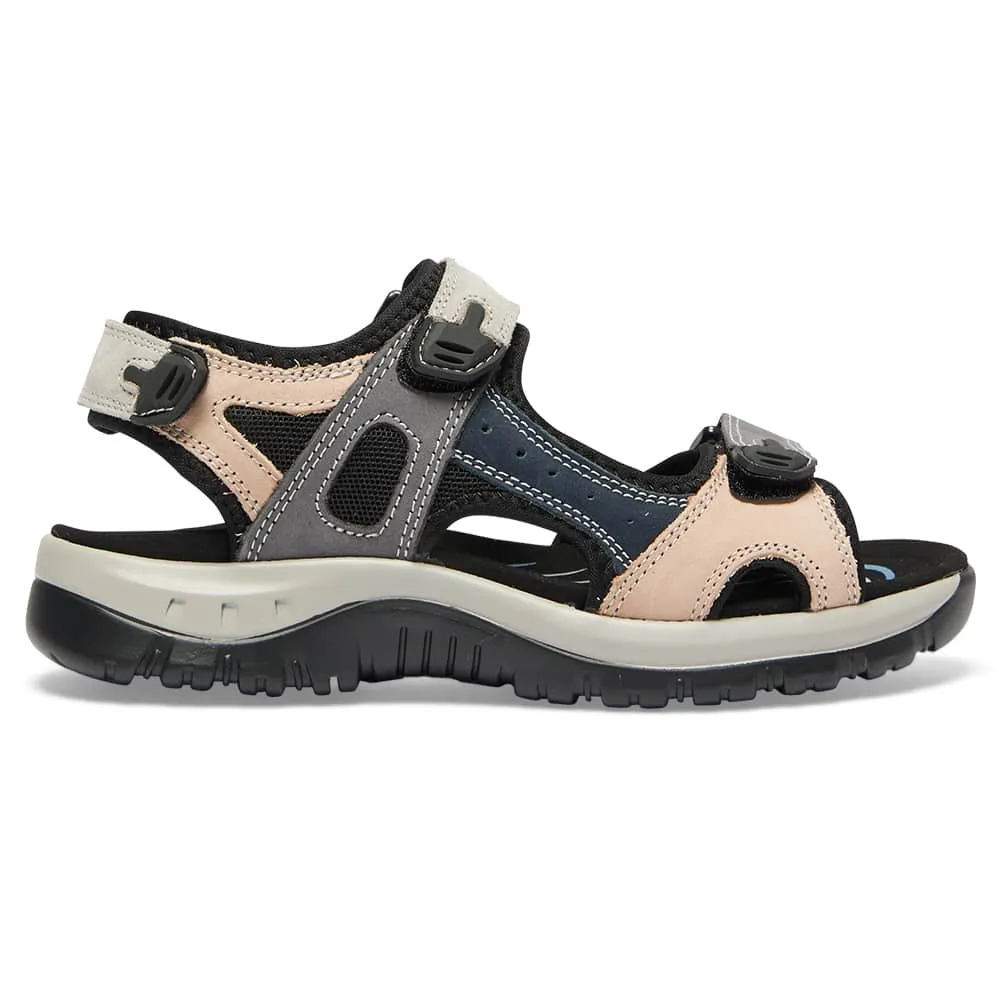 Harvey Sandal in Blush/grey Multi
