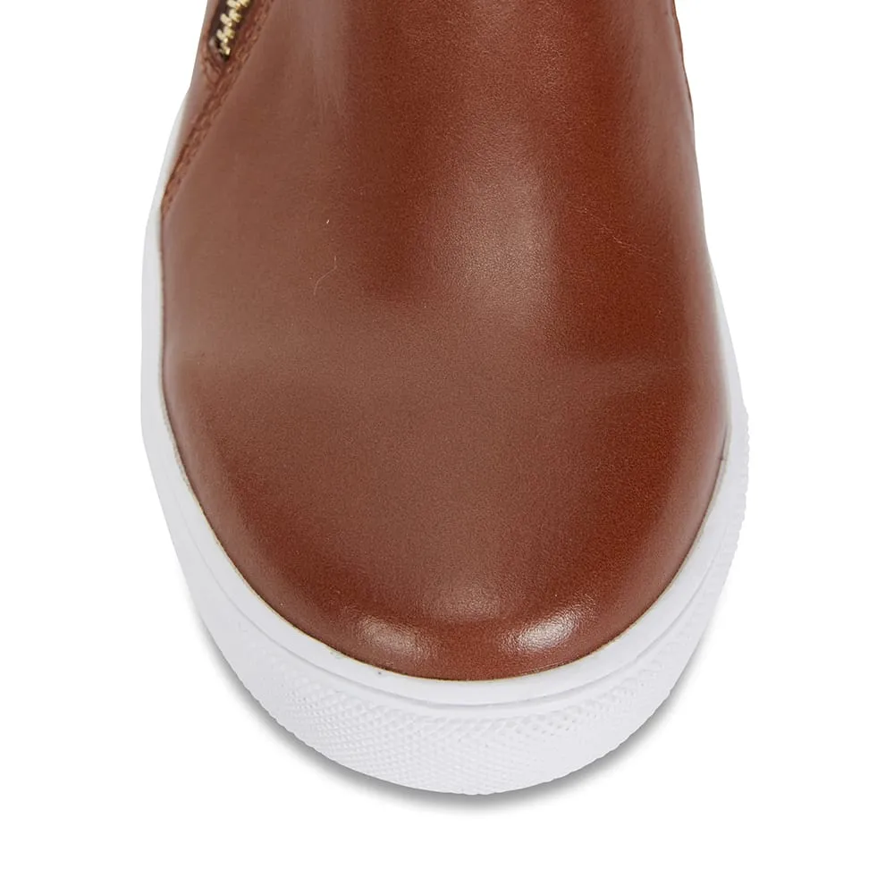 Harvey Sneaker in Tan Leather