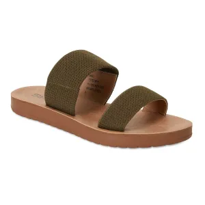 Havoc Slide in Khaki Fabric