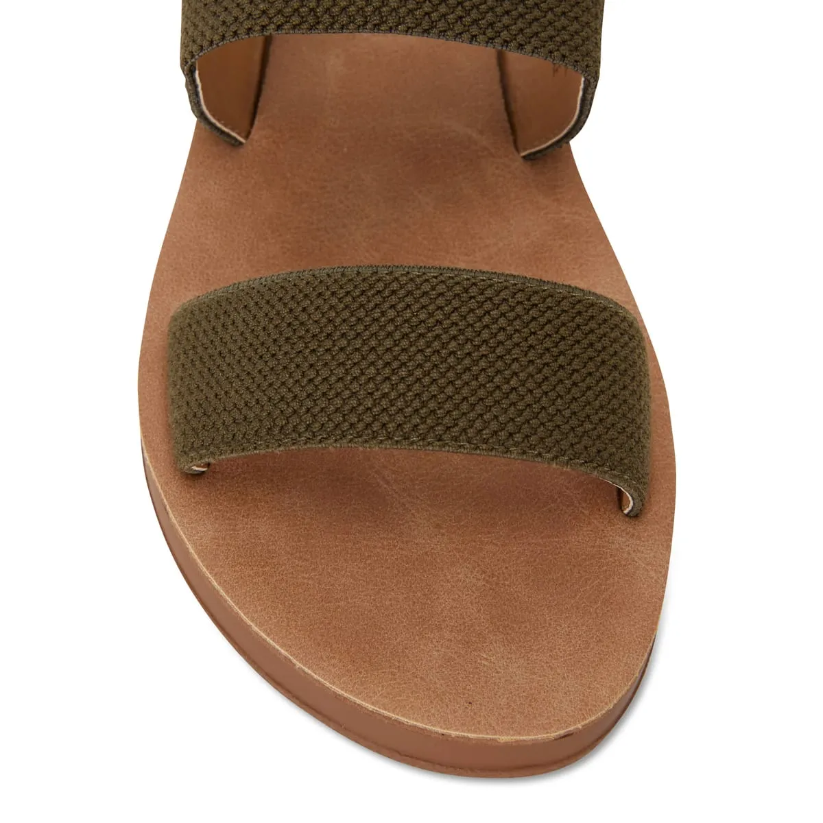 Havoc Slide in Khaki Fabric