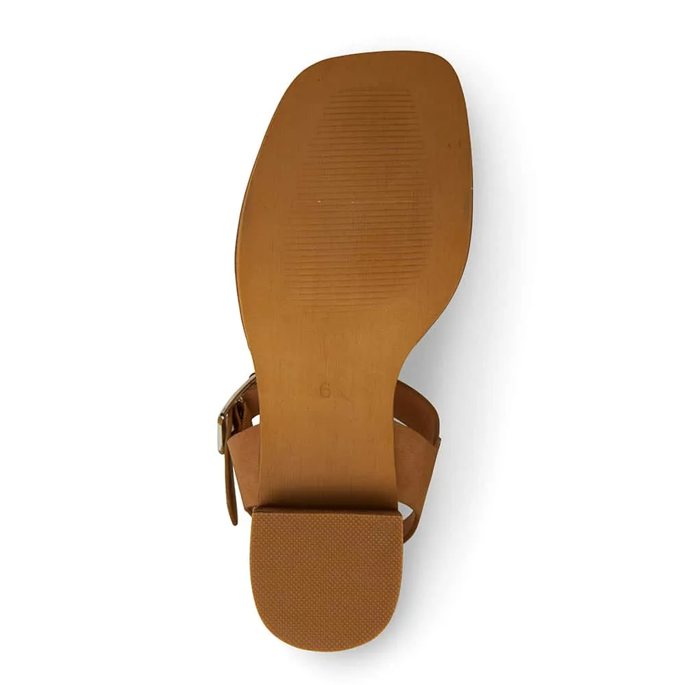 Hectic Heel in Tan