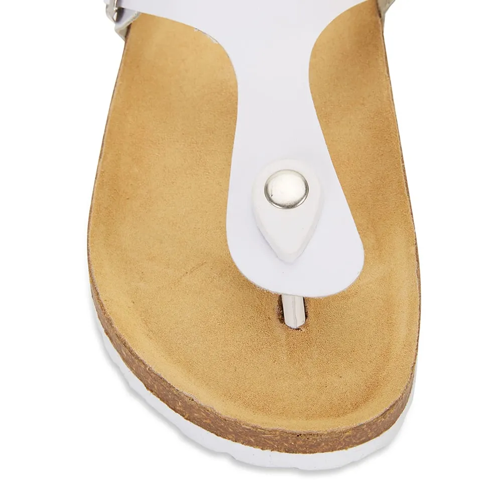 Hippy Sandal in White