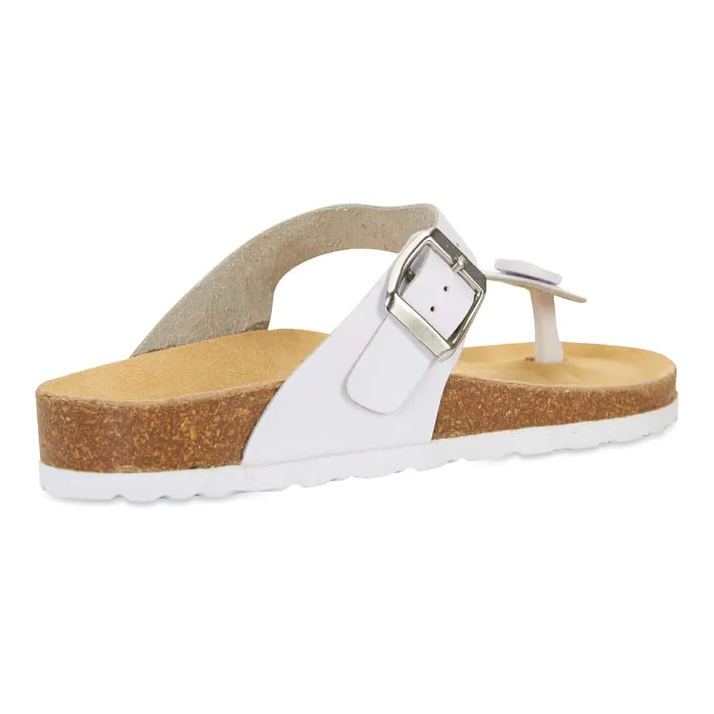 Hippy Sandal in White