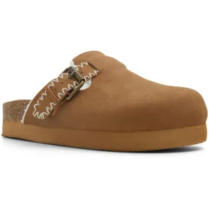 HONEY CLOG Womens Faux Fur Lined Faux Fur Clogs
