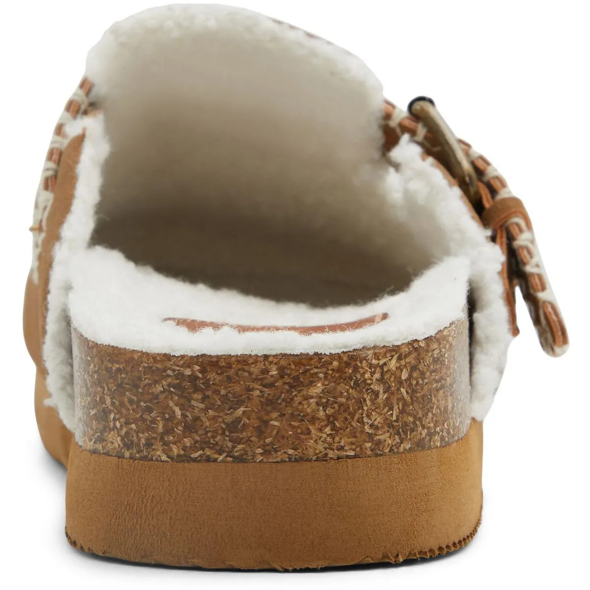 HONEY CLOG Womens Faux Fur Lined Faux Fur Clogs