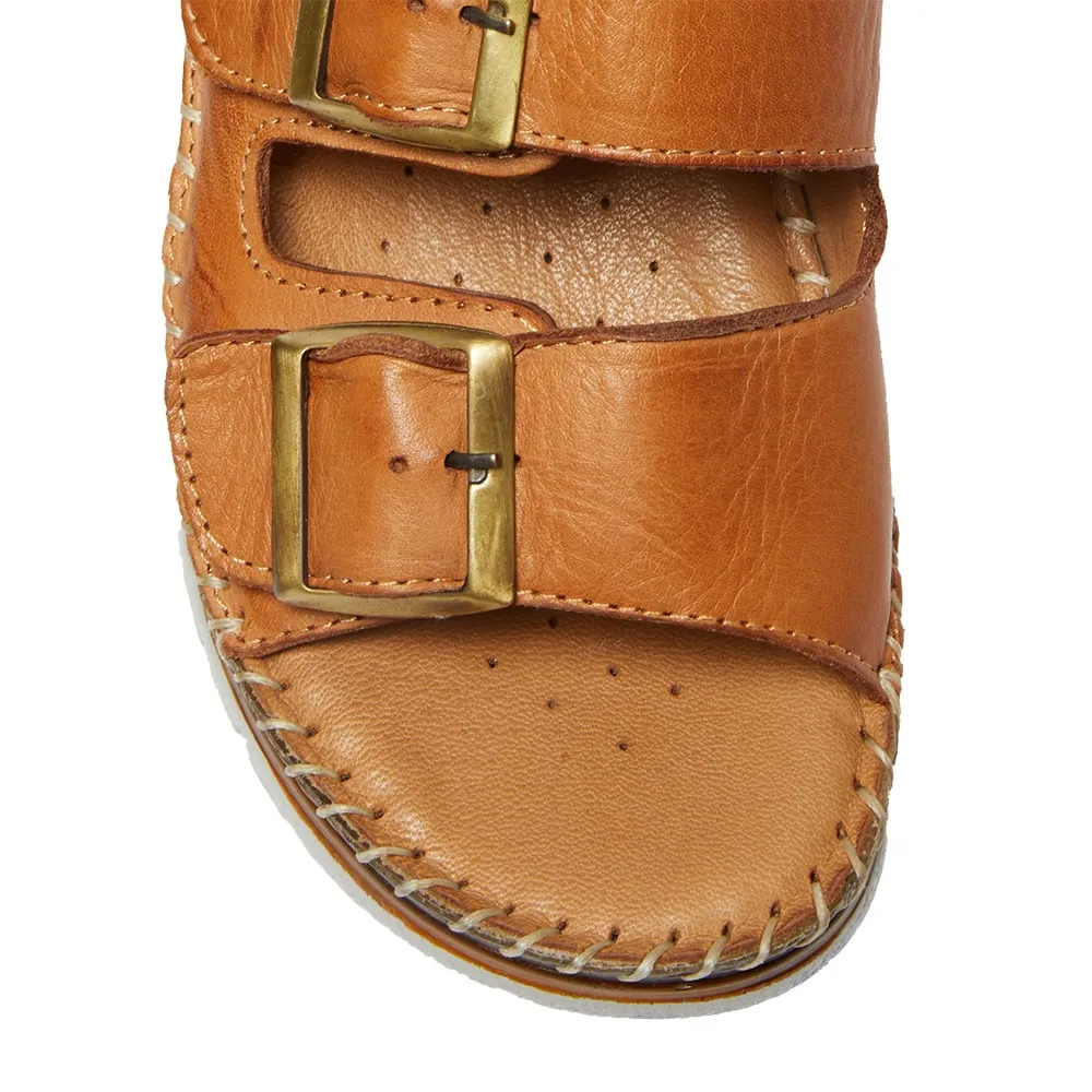 Hutch Sandal in Tan Leather