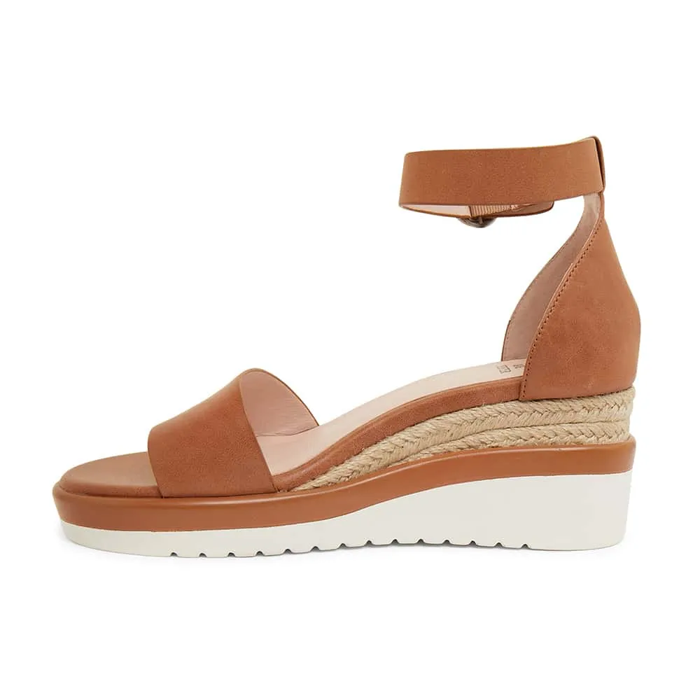 Idaho Espadrille in Tan Leather