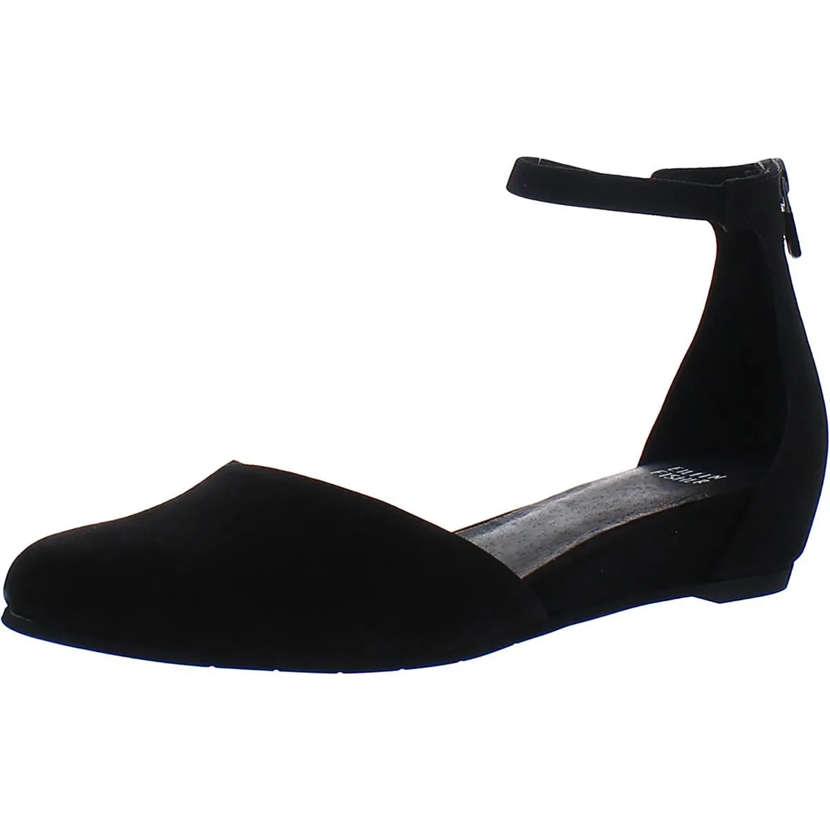 Ingle Womens Leather Slingback Ankle Strap