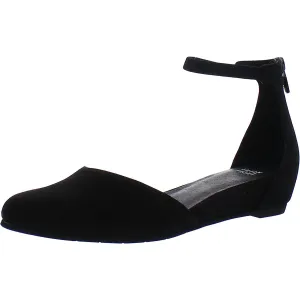 Ingle Womens Leather Slingback Ankle Strap