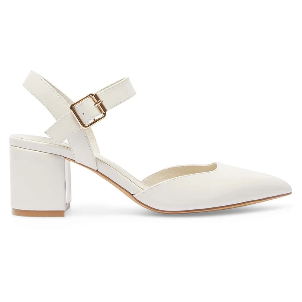 Ingrid Heel in Bone Patent