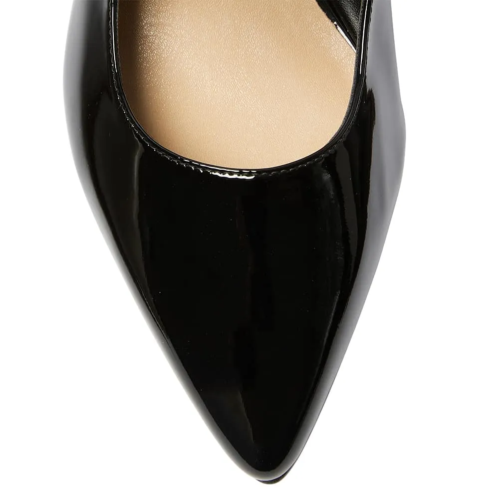 Isabel Heel in Black Patent