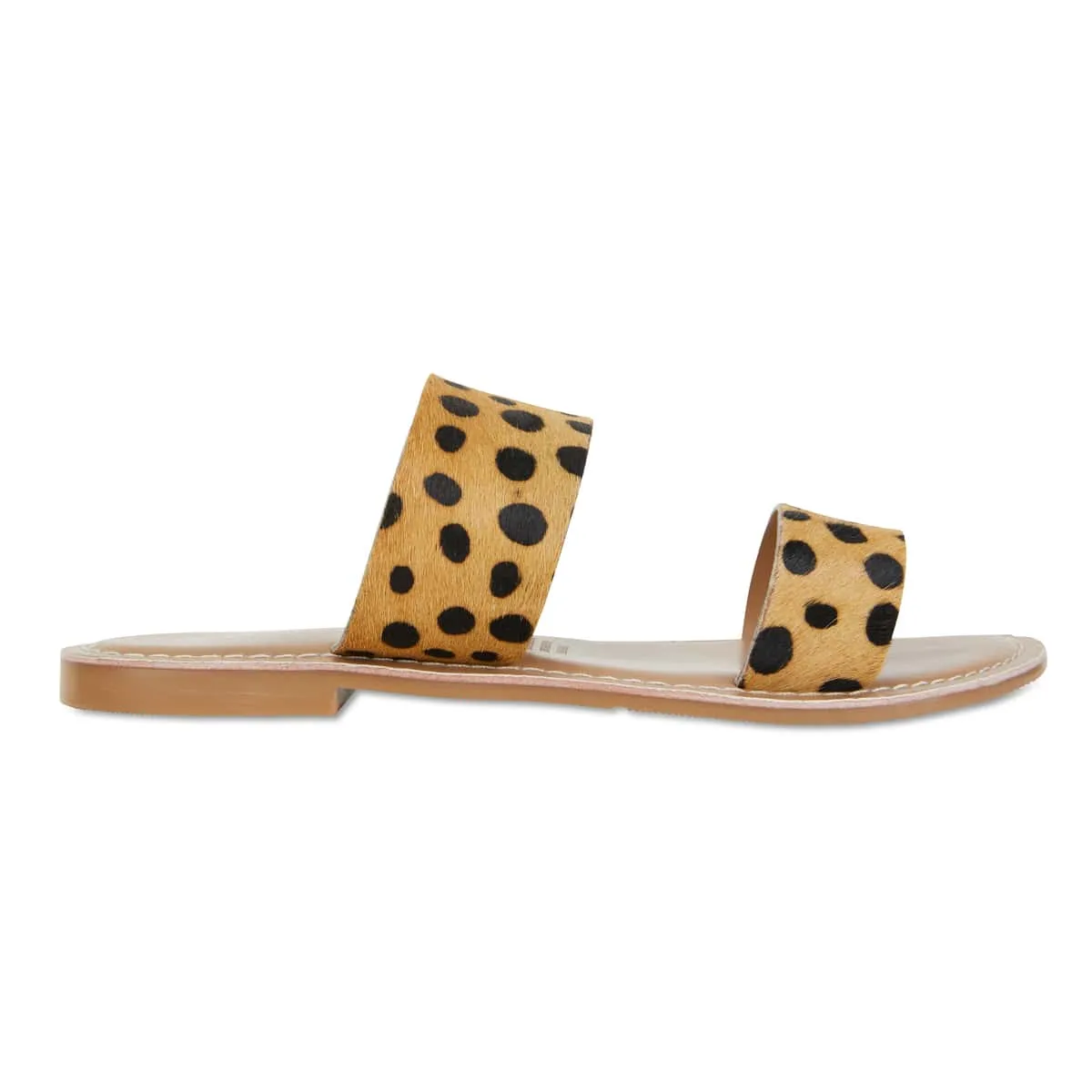 Izzy Slide in Leopard Leather