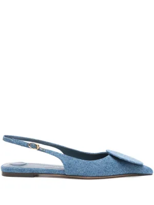 Jacquemus Women's Flat Shoes blue