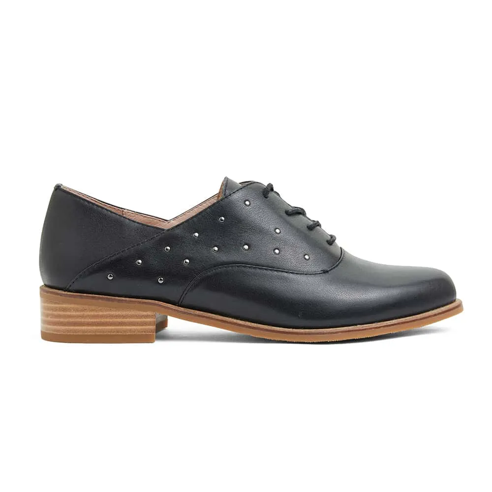 Jaguar Brogue in Black Leather