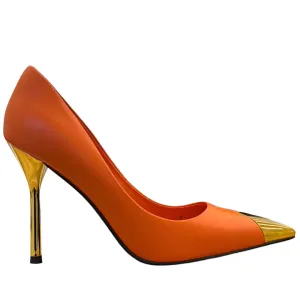 JEFFREY CAMPBELL ARIES ORANGE HEELS