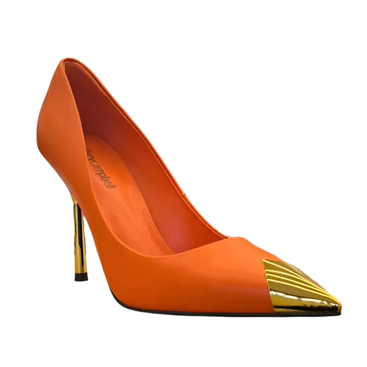 JEFFREY CAMPBELL ARIES ORANGE HEELS