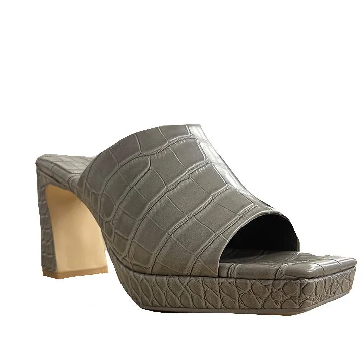 JEFFREY CAMPBELL CAVIAR GREY HEELS
