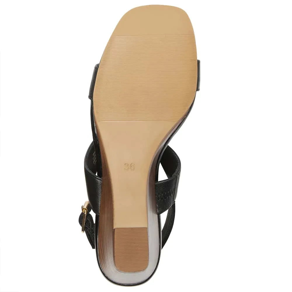 Jill Heel in Black Leather