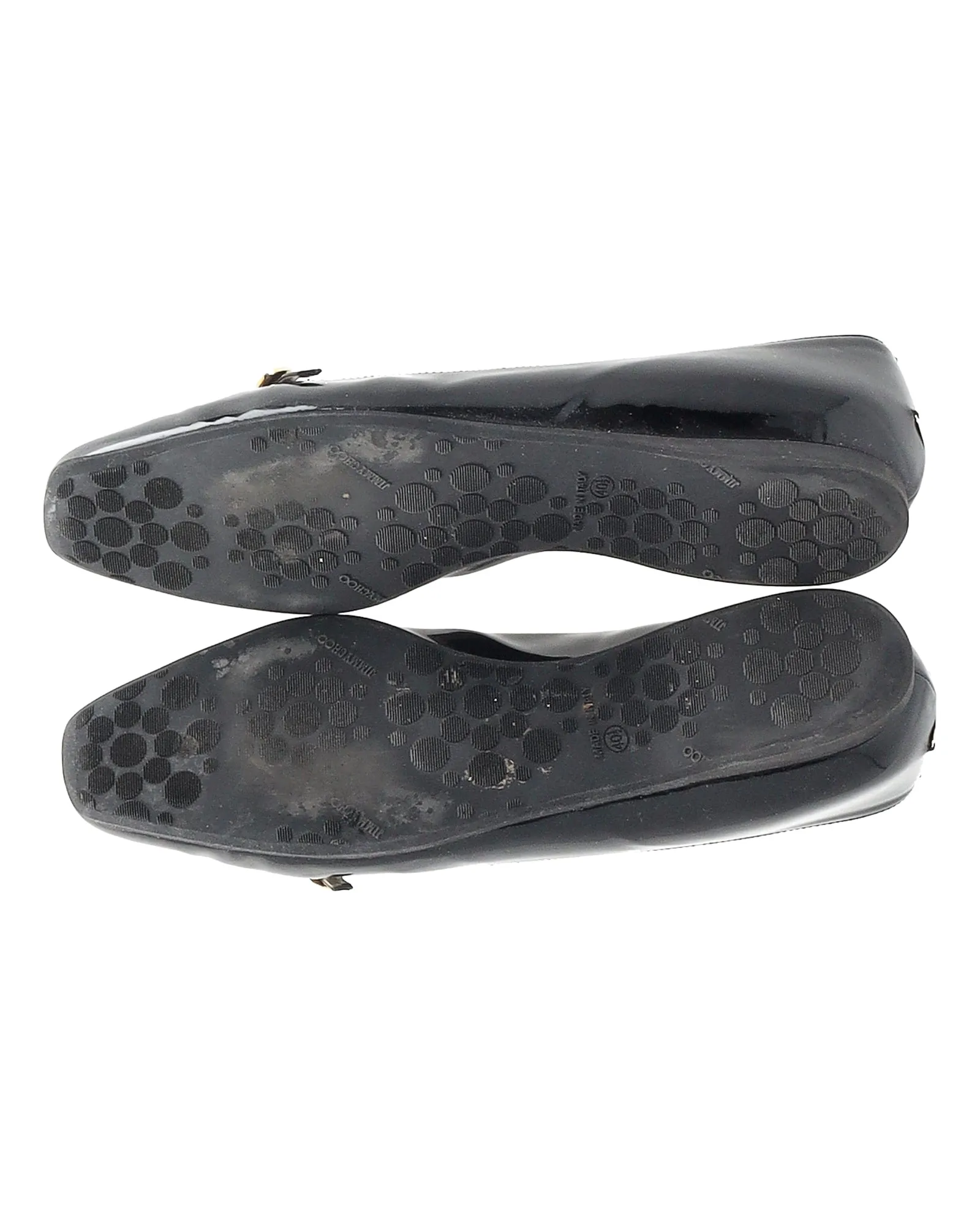 Jimmy Choo Ballet Flats in Black Patent Leather