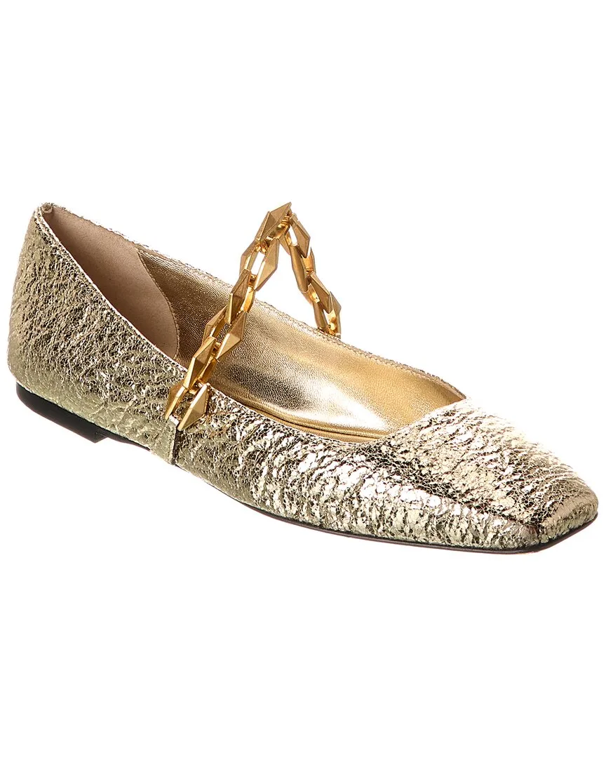 Jimmy Choo Diamond Tilda Leather Flat