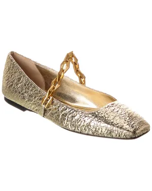 Jimmy Choo Diamond Tilda Leather Flat