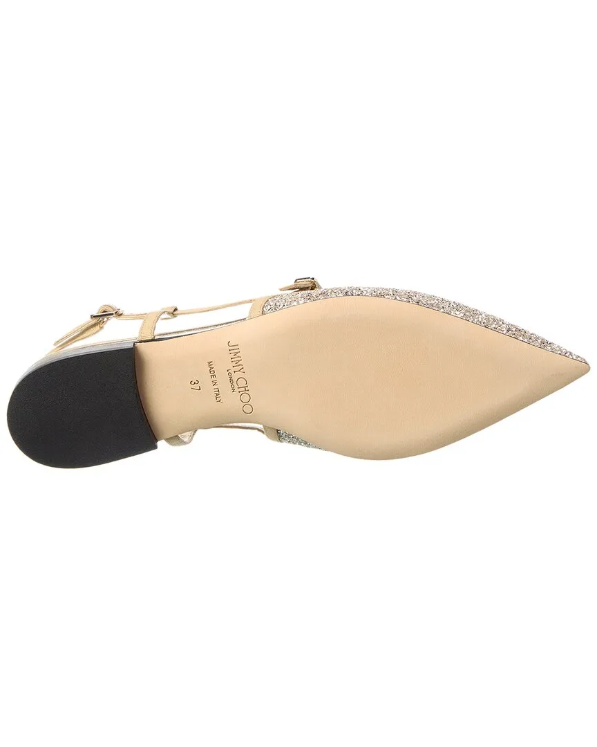 Jimmy Choo Didi Glitter Slingback Flat