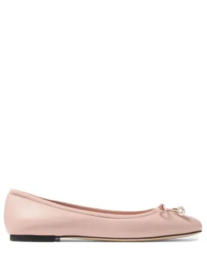 Jimmy Choo Women's Flat Shoes Powder