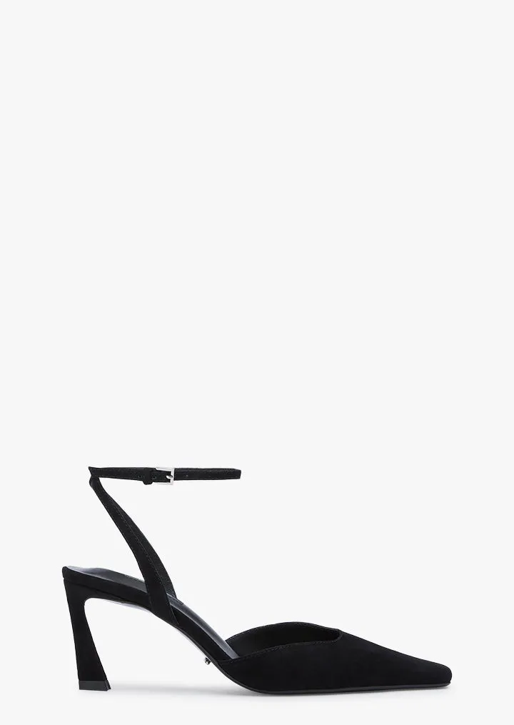 Jolie Black Suede