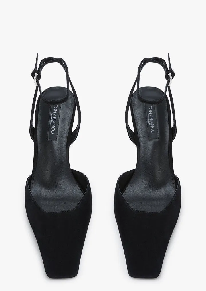 Jolie Black Suede