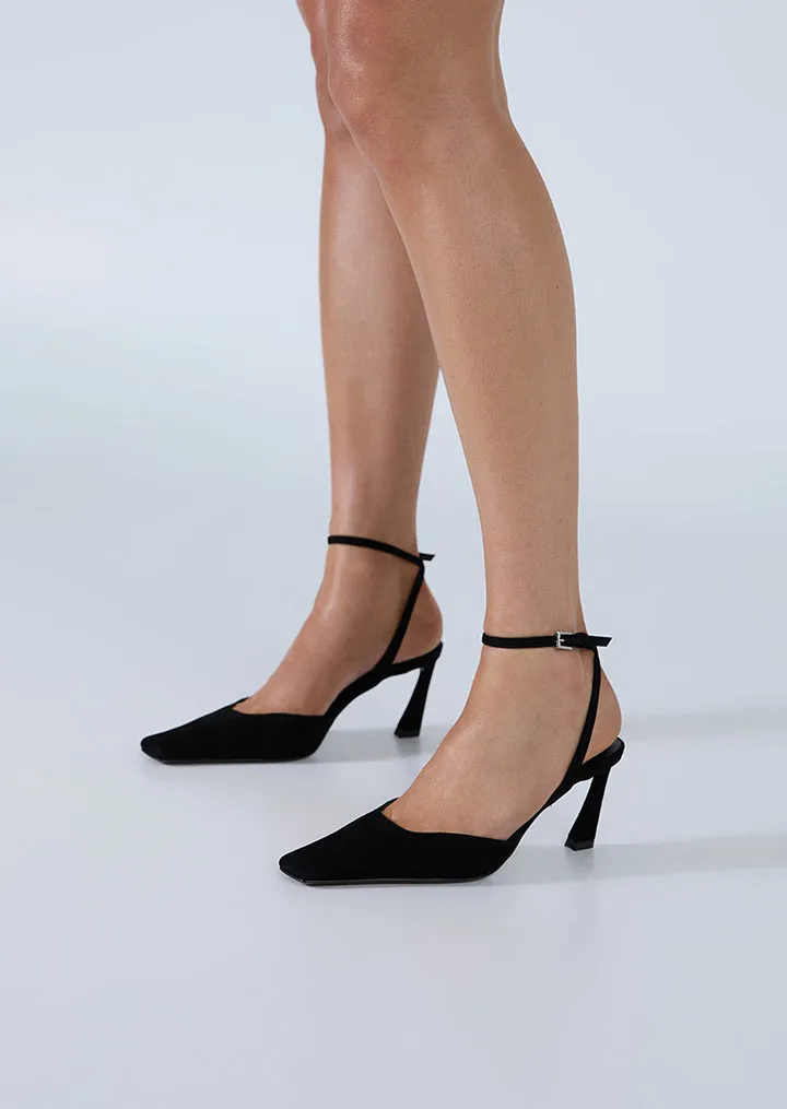 Jolie Black Suede