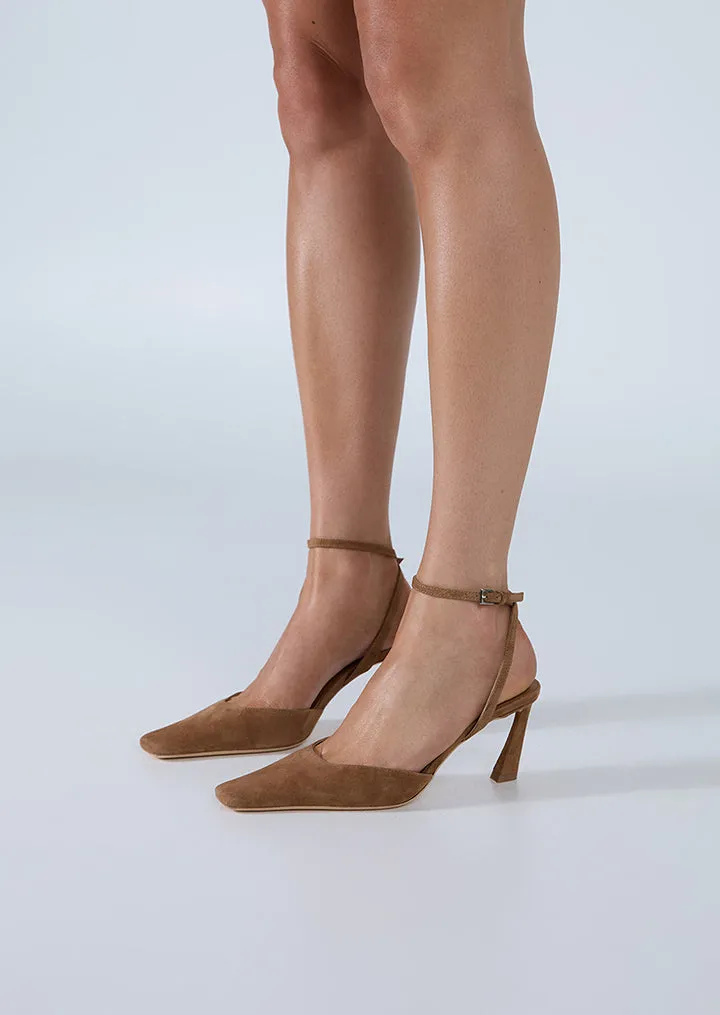 Jolie Taupe Suede