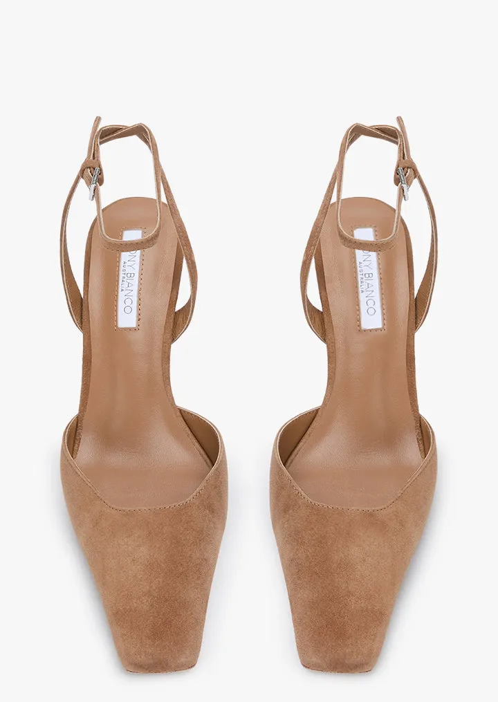 Jolie Taupe Suede