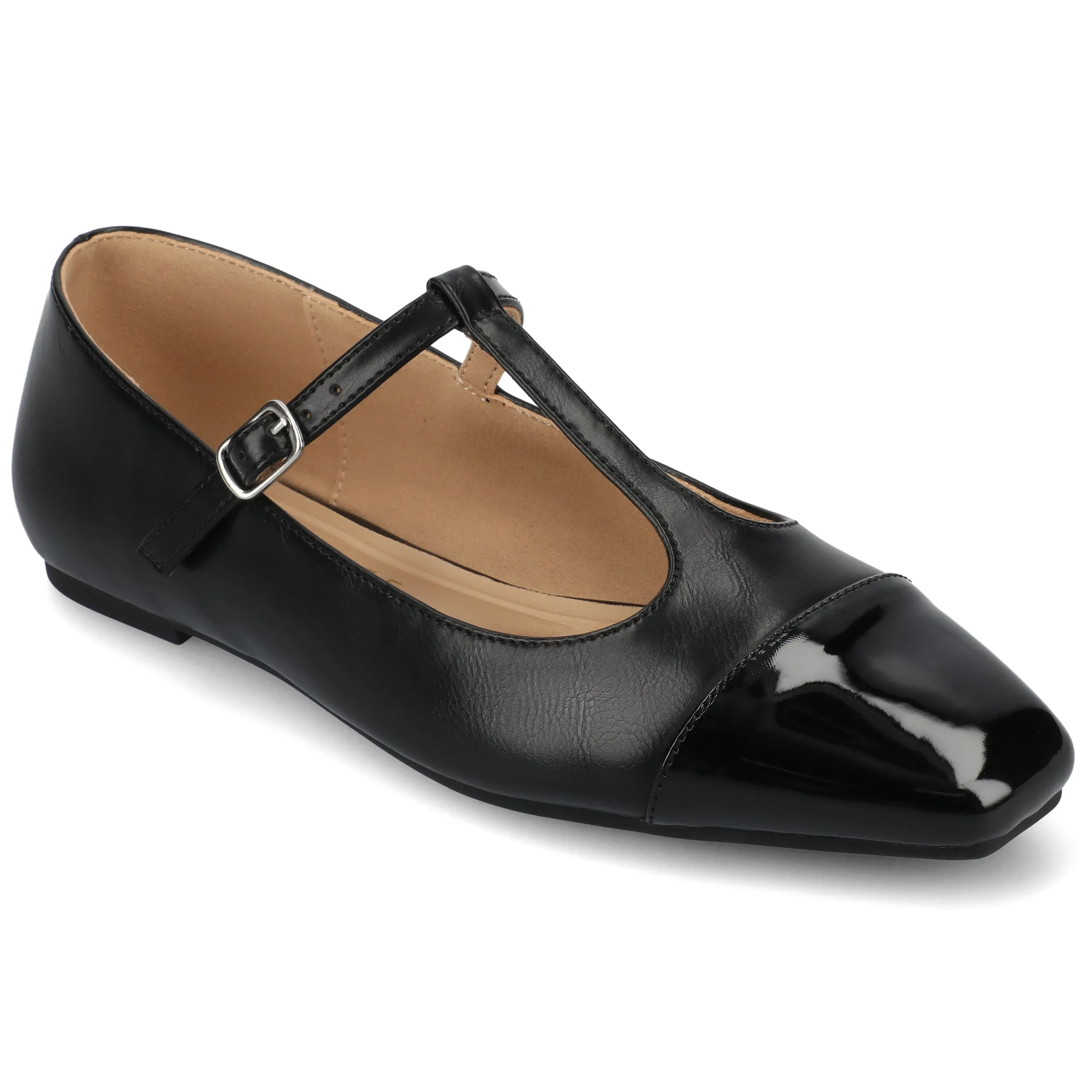 Journee Women's Theah Medium and Wide Width Dress Flats